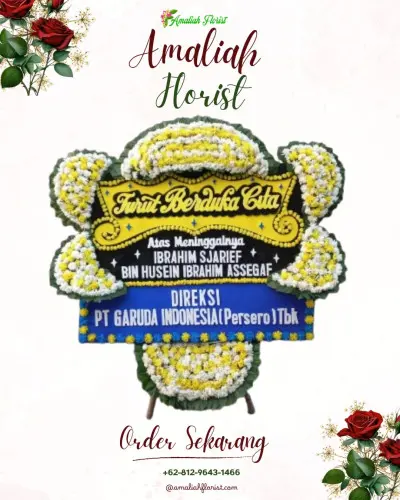 Papan Bunga Duka di Al - Muhajirien Grand Ballroom Bekasi