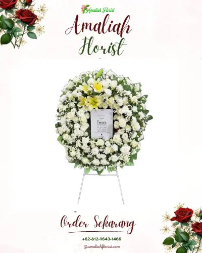 Krans Bunga Duka Cita di Al - Muhajirien Grand Ballroom Bekasi